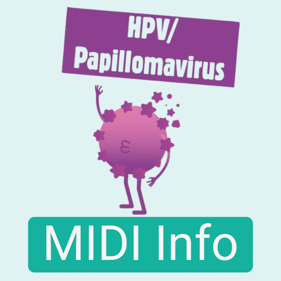 Midi Info : screening van baarmoederhalskanker en HPV-vaccinatie